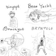 artist:Azai bean_yacht binyopt binyot brainyot brynyolf streamer:vinny // 1024x1024 // 307.7KB