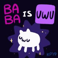 animated artist:WittyUsername game:baba_is_you streamer:vinny uwu // 560x560 // 70.4KB