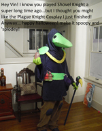 cosplay plague_knight shovel_knight streamer:vinny vinesauce // 1960x2496 // 7.5MB