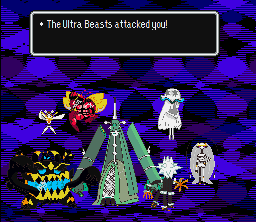 All Ultra Beasts Pokémon Sprites