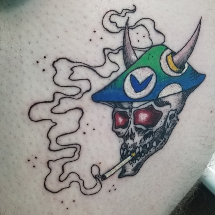 The Lich done by Nate Burns  American Crow Tattoo OH  radventuretime