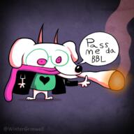 artist:WinterGrimwell game:deltarune game:mario_paint ralsei streamer:joel // 720x720 // 694.9KB