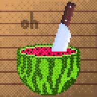 Watermelon animated artist:gooey fruity labor_day streamer:vinny // 640x640 // 976.5KB