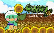 artist:lucadoodle game:mother_3 scoot streamer:vinny sunflowers // 650x400 // 50.2KB