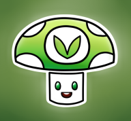 green mushroom streamer:vinny vinesauce_logo white // 509x473 // 149.8KB