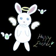 artist:linnie bunny easter streamer:vinny // 750x750 // 160.3KB