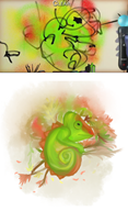 artist:illusioneery chameleon ps_move streamer:vinny // 938x1529 // 1.2MB