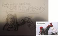 Hellboy artist:SirClodmus satan skeletons streamer:joel // 894x556 // 658.8KB