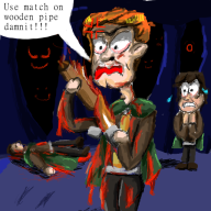 artist:lizzaroro dos_madness frodo lord_of_the_rings pippin sam streamer:joel // 512x512 // 254.2KB