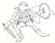 artist:drawstick frog game:chrono_trigger kermit streamer:vinny // 885x693 // 129.2KB