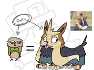 artist:neogalaxy418 game:pokemon game:pokemon_moon owl rowlet streamer:vinny text // 2048x1536 // 1.0MB
