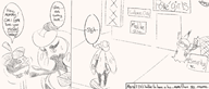 artist:wakeupsuper comic game:pokemon mimikyu sketch streamer:vinny tsareena vinesauce // 1400x600 // 384.5KB