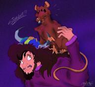 artist:batfinkz game:look_outside look_outside rat_baby stoogie streamer:joel // 682x627 // 929.1KB