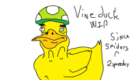 artist:katcam007 duck game:one_duck vinesauce_logo // 784x480 // 25.6KB