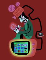 artist:SCREENY handheld plug_and_plague streamer:vinny // 720x933 // 327.3KB
