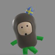 3d animated artist:HappyMoon beans fren streamer:joel // 800x800 // 2.2MB