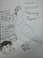 artist:UmbrellaMuffin pigeon streamer:vinny two_faced vineshroom // 960x1280 // 797.7KB