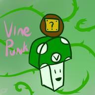 artist:saturnart game:jazzpunk streamer:vinny vinepunk vineshroom // 1024x1024 // 318.8KB