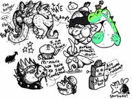 artist:littlerama dodo game:super_mario_rpg garfield_belome jinx mallow morty_mario rick_bowser streamer:vinny vine_yoshi // 640x480 // 129.2KB