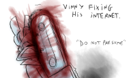 artist:sukotto blood chainsaw gore streamer:vinny verizon // 1028x621 // 468.7KB