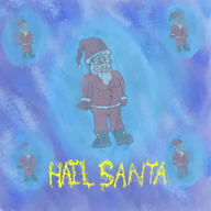artist:mentalkingdom santa streamer:joel // 1024x1024 // 1.2MB