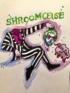 Subject:Shroomgeuse artist:zombiecola beetlejuice streamer:vinny // 1422x1880 // 687.7KB