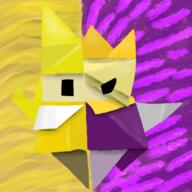 artist:Majestur game:paper_mario_the_origami_king king_olly olivia streamer:vinny // 800x800 // 509.3KB