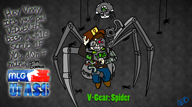 artist:neogalaxy418 message metal_gear robot spider spooptober streamer:vinny text v-dub vineshroom weed // 1922x1080 // 1.4MB