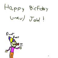 birthday streamer:joel // 720x720 // 46.8KB