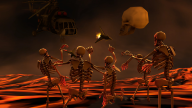 3d artist:discordant_midnight skeletons skull streamer:joel // 1920x1080 // 937.0KB