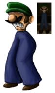 artist:lizzaroro corruptions game:Luigi's_Mansion gamecube luigi streamer:vinny // 600x1024 // 335.8KB