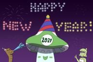 artist:vinchvolt champ happy_new_year meat new_years slime_girl streamer:vinny vineshroom // 2500x1667 // 925.8KB