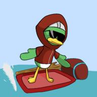artist:sophinox duck duck_games scoot streamer:vinny // 720x720 // 20.7KB