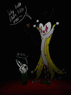 Grimm artist:Ryan_Mayer clowns game:Hollow_knight streamer:vinny // 1874x2500 // 264.5KB