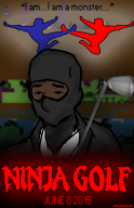 game:ninja_golf movie_poster streamer:joel vinesauce // 600x925 // 286.6KB