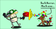 artist:orangeclocker corruptions dog doge game:nintendogs memes streamer:vinny vineshroom // 1107x587 // 169.0KB
