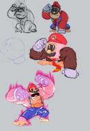 artist:Lemon_Rations donkey_mario game:Donkey_Kong_Bananza kirbonkey_mario streamer:vinny // 828x1204 // 623.4KB
