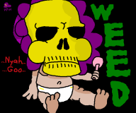 artist:peepapwaluigi skeletor streamer:joel weed // 600x500 // 14.7KB