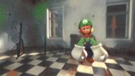 3d artist:CORDYANZA corruptions game:Luigi's_Mansion luigi streamer:vinny // 1500x842 // 1.4MB
