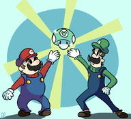 artist:Arctic_Anteater game:Mario_and_Luigi_Superstar_Saga streamer:vinny vineshroom // 1013x917 // 269.0KB