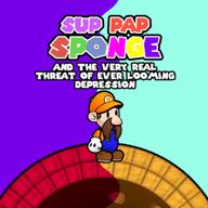 animated artist:chaokocartoons game:super_paper_mario paper_sponge sponge streamer:vinny // 500x500 // 3.5MB