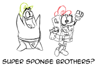 artist:karasz spongebob_squarepants streamer:vinny super_sponge_bros // 1052x720 // 245.1KB
