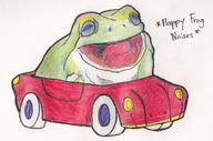 artist:anderym frog game:mother_3 happy save_frog streamer:vinny // 1393x924 // 524.5KB