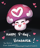 artist:kalematsuba streamer:vinny valentines_day vinesauce vineshroom // 1412x1680 // 1001.7KB