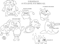 artist:smedis2 cubone flareon game:pokedraw gloom pokemon psyduck streamer:joel // 925x689 // 125.5KB