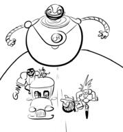 Bigweld Mel_Brooks Peewee_Bike Robots artist:Crunkerton game:final_fantasy_vii_remake streamer:vinny // 882x948 // 212.9KB