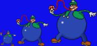 artist:KamiJoJo corruptions game:Mario_Kart_Double_Dash luigi mushroom shroom speed_luigi streamer:vinny vinesauce // 594x285 // 11.0KB