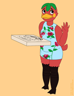 artist:regularcat duck game:animal_crossing game:animal_crossing_new_leaf ketchup pizza streamer:vinny // 850x1100 // 156.2KB
