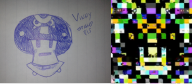 corruptions game:mario_kart_ds mushroom paper_drawing streamer:vinny // 886x388 // 512.0KB