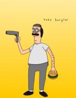 artist:agasmegnon bob's_burgers gun streamer:vinny // 1091x1400 // 638.1KB